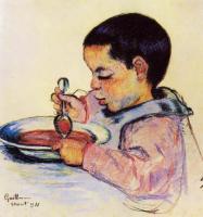 Guillaumin, Armand - Child Eating Soup
